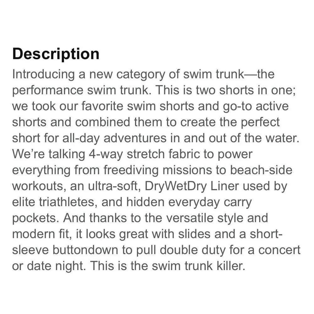 Huckberry Wellen Men's Swim Trunks - Performance Lined Swim Shorts, in 7